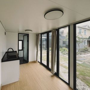 WFZH Tiny Modern Luxury Capsule Waterproof Steel Structure Prefabricated Sunroom Apple Cabin <b>House</b> for Villa Application - Product Image 6