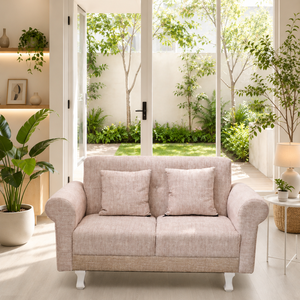 Sofá Moderno de Dos Plazas Gabriel para Sala de Estar, Mueble de Tela Personalizado con Tela Premium para Sala de Estar - Product Image 1