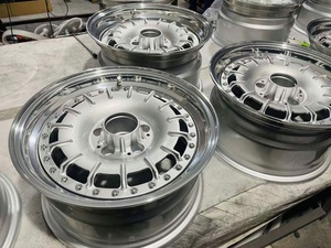Rines BZY Forjados de 3 Piezas 5X112 de 16, 17 y 18 Pulgadas, Estilo <span class=keywords><strong>Barock</strong></span> para Mercedes Benz Clase S W108 W109 W114 W123 450SL - Product Image 3