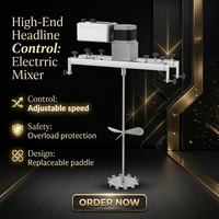 Mélangeur industriel SPRALL pour savon, lotion, parfum et liquide vaisselle, avec agitateur à moteur sans balais, réservoir IBC 1000L, revêtement chimique, 220V