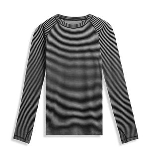 <span class=keywords><strong>Maglia</strong></span> <span class=keywords><strong>Intima</strong></span> da <span class=keywords><strong>Uomo</strong></span> a Collo Tondo, Maniche Lunghe in <span class=keywords><strong>Lana</strong></span> Merino con Striscia Laterale - Product Image 2
