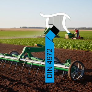 Écarteur de poitrine Fervi DIN 4972, produit agricole en plastique - Product Image 1