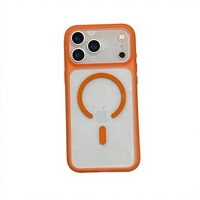 Funda Protectora para Teléfono Móvil iPhone 17 Pro Max, Transparente, Anti-Impresiones Digitales, Protección Completa de 360 Grados, TPU+PC