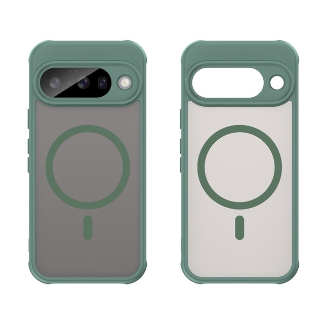 For Google Pixel 10 & 10 Pro XL Protective Case Skin-Feel Anti-Drop PC+TPU Magnetic Animal Design Brushed Phone Case Bulk