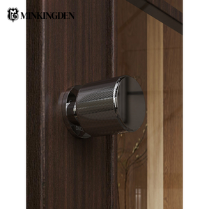 <span class=keywords><strong>Poignée</strong></span> <span class=keywords><strong>de</strong></span> <span class=keywords><strong>porte</strong></span> minimaliste en bois massif pour armoire, placard, tiroir, commode, penderie, à trou unique, petits boutons entièrement personnalisables - Product Image 1