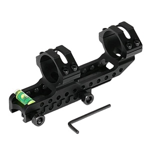 Heavy Duty Tactical 25.4mm and 30mm Dual Ring Cantilever <strong>Scope</strong> Mount Bubble Level Hunting Accessories - Product Image 1