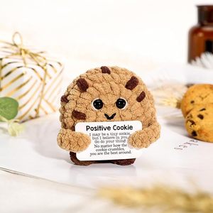 New Handmade <b>Cookie</b> Ice Cream Yarn Handmade Crocheted Positive Energy Hugging Card Birthday Cake Doll Decoration Christmas Gift - Product Image 1