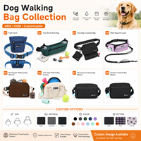 Sac de rangement pour friandises pour chien avec logo personnalisé, laisse magnétique, harnais réglable, ceinture de taille extérieure, pochette pour animaux de compagnie