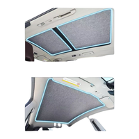 Kit de pare-soleil en tissu nouvellement amélioré avec fonction d'adsorption électrostatique, adapté aux accessoires BYD Leopard 5