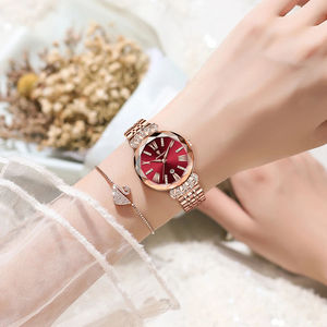 Reloj de Pulsera POEDAGAR 766 con Diamantes para Mujer, Reloj de Lujo, Resistente al Agua, con Fecha, de Acero Inoxidable, para Dama - Product Image 4