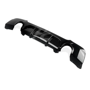 HC accesorios exteriores estilo P difusor de parachoques trasero labio negro mate ABS divisor para <span class=keywords><strong>BMW</strong></span> 3 Series E92 Coupe 2006-2013 - Product Image 2