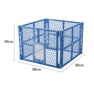 Recinto Pieghevole per Cani da Interno, Box per Cuccioli, Gabbia in Metallo, Recinzione per Esercizio - Product Image 2