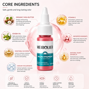 SHOWBEAUTY Collezione di Pigmenti Organici per <span class=keywords><strong>Labbra</strong></span>, Inchiostro Naturale Nude per Trucco Permanente - Product Image 2