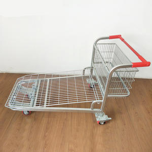 Chariot de supermarché largement utilisé 2022 chariot de supermarché de haute qualité pour les courses lourdes chariot de supermarché chariot de transporteur - Product Image 5
