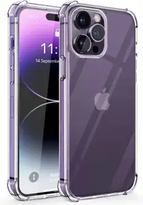 HD के लिए पारदर्शी TPU फोन के मामले में iPhone 13 प्रो मैक्स 14 प्रो मैक्स 14 Shockproof सिलिकॉन स्पष्ट कवर मामले के लिए iPhone 14 मामले