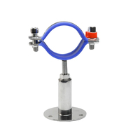Support de tuyau rembourré réglable en acier inoxydable 304 Wensen - Clip à dégagement rapide pour la fixation des tuyaux en acier