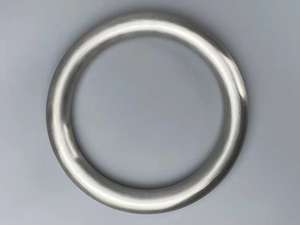 Anneau de suspension en acier de haute qualité, anneau de gymnastique avec sangles réglables, métal solide, cercle <span class=keywords><strong>rond</strong></span> soudé, anneau sans couture - Product Image 2