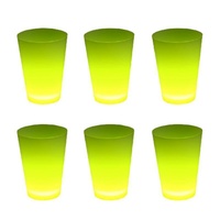 Verres à boire lumineux à LED, verres LED clignotants amusants pour bar, boîte de nuit, logo personnalisé, verre lumineux intelligent à LED