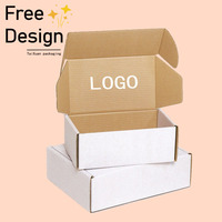 Boîtes d'expédition rigides ondulées de luxe avec logo personnalisé Matériaux recyclés pour vernis à ongles Huile Emballage de cadeau de produit artisanal