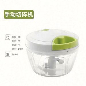 500ml Manual Rope Pulling Stainless Steel Garlic Cutter Eco-Friendly Microwave Safe Good Kitchen Helper Multi-Function <b>Vegetable</b> - Product Image 5