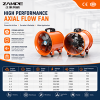 Ventilador Axial Portátil a Prueba de Explosiones y Ventilador de Refrigeración para Equipos Móviles y Refrigeración de Generadores