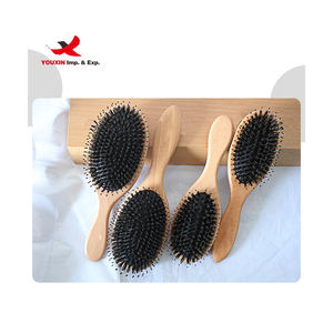Brosse à cheveux en poils de sanglier naturels de haute qualité, prix d'usine, prix bas, soin nourrissant de la peau, facile à transporter - Product Image 2