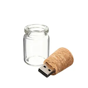 Bottle Shape Wooden USB Flash Drive 8GB 16GB 32GB 64GB Cheap Custom Usb Pendrive