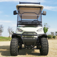 Vente en gros de voiturette de golf 4 places faisant face à l'avant voiturette de golf Buggy de chasse électrique tout-terrain avec batterie au lithium