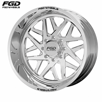 Jantes en alliage d'aluminium forgées et polies FGD à déport profond 22 24 26 28 30 pouces 8 trous 8x200 pour Ford F-450 2011~2014