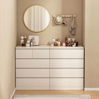 Commode à 5 tiroirs, armoire de rangement en bois moderne et minimaliste, organisateur de chambre à coucher et meuble TV pour salon