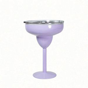 AGH Custom Eco-Friendly Luxury New Arrival 8oz Double <b>Wall</b> Insulated Color Martini 304 Stainless Steel Tumblers Lids for Party - Product Image 4
