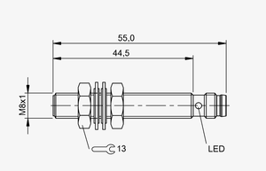 Sensor de Proximidad Inductivo MT-BALLUFF Modelo BES M08MI-PSC20B-S49G BES01AW 24V Voltaje PNP NO - Product Image 3