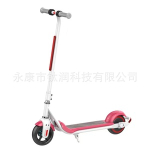 Patinete Eléctrico para Niños de 6.5 Pulgadas con Batería, Altura Ajustable, Plegable, con Luces, para Niños de 6 a 8 Años - Product Image 4