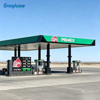 Éclairage LED de haute qualité pour station-service, auvent de toiture, panneau de façade, station-service, essence, carburant, station-service, affichage, enseigne d'auvent