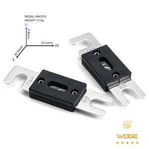 Автомобильный керамический предохранитель ANL мини-размера, 32В, номинальный ток 30А-500А, с креплением на болт, для защиты и безопасности автомобиля - Product Image 6