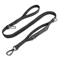 Laisse tactique multifonctionnelle à dégagement rapide pour chien, en nylon robuste avec clip grenouille et rubans solides, idéale pour l'entraînement et les activités extérieures