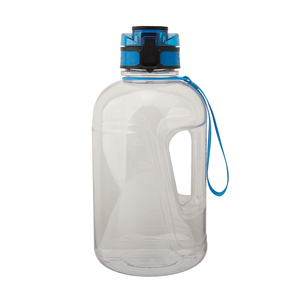2.2L 2200ML Sports Plastic Water Bottles with Time Marker BPA Free Custom Logo Gym Jug Half Gallon 64OZ Jug with Handle