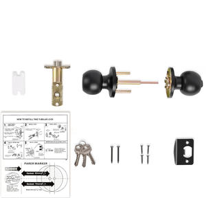 2025 anti-hırsızlık mat siyah paslanmaz çelik anahtarsız kapı kolları iç geçit kare dolap kapı donanım dayanıklı su geçirmez - Product Image 5