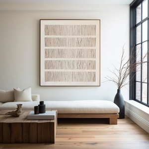 Pintura Artística Abstracta de Lujo Personalizada al por Mayor, Arte de Pared Acrílico Hecho a Mano, Decoración del Hogar, Lienzo Enmarcado con Textura 3D - Product Image 2