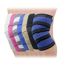 Genouillère ajustable pour le sport, bandes élastiques de maintien du genou, bandes de résistance pour la cheville, bandages auto-adhésifs, sangles de musculation