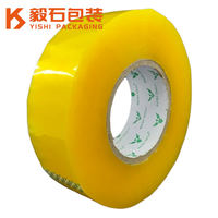 Ruban d'emballage et de scellage YS Yiwu Courier 48mic en gros, grands rouleaux, film BOPP transparent jaune, vente en gros