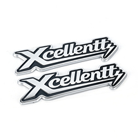 Emblème de logo 3D ABS chromé personnalisé de haute qualité, résistant aux intempéries, pour voiture, moto, plaque signalétique, autocollant