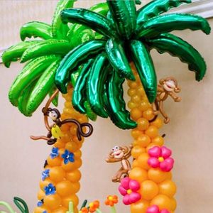 Hot Sale Palm Tree Leaves <b>Balloons</b> Helium Foil <b>Balloon</b> 36 Inch Green Gold Silver Coconut Leaf Foil <b>Balloon</b> for Party <b>Decoration</b> - Product Image 3