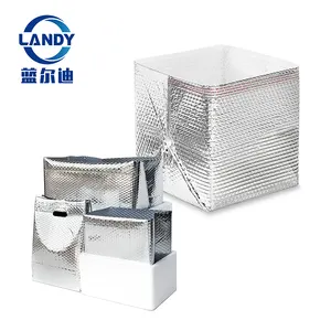 aluminum foil styrofoam insulated shipping box fish for shipping boxes
