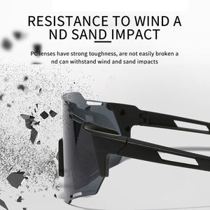 แว่นตากันลมสำหรับกิจกรรมกลางแจ้ง ขี่จักรยาน มอเตอร์ไซค์ แว่นกันแดด แว่นตาปั่นจักรยานเสือภูเขา - Product Image 4