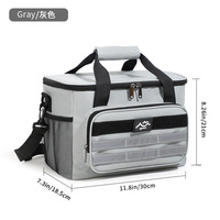 Sac isotherme grande capacité pour pique-niques transfrontaliers, sac à bandoulière et poignée de transport pour la conservation des aliments
