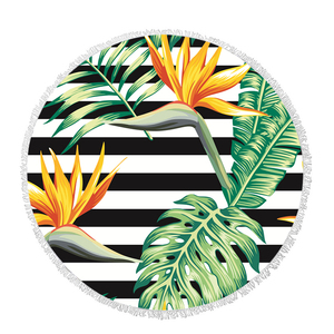 Made In China Hund Obst Runde Strand Handtuch Mit Fringe - Product Image 3