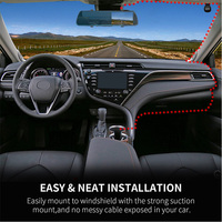 Kamera Dash Cam Mobil OEM HD 1080p 4K 2K Lensa Ganda IPS, Kamera Spion dengan Layar Android, ADAS, WiFi, GPS Tracking, Sudut Pandang Lebar
