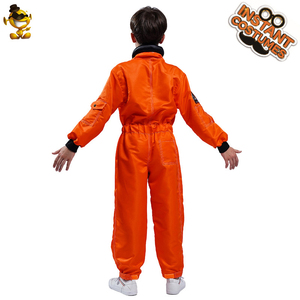 Halloween Party Classical Orange <strong>Astronaut</strong> Jumpsuit Cool Airman Suit <strong>Kids</strong> Cosplay <strong>Astronaut</strong> <strong>Costume</strong> - Product Image 6