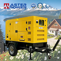 Meilleur Prix Générateur Diesel Mobile 50kW 60kVA Refroidissement par Eau Capot Insonorisé Station d'Énergie Fiable (Alimentation Principale/De Secours)